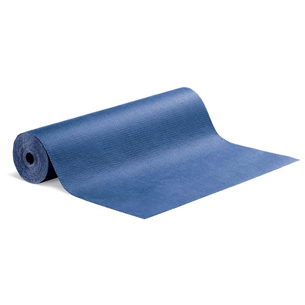 PIG® Grippy® selbsthaftende Saugmattenrolle - blau - 41 bis 81 cm x 1,02 bis 30 m - absorbiert 1,3 bis 39,7 l/Rolle - Preis per Rolle
