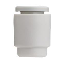 Sluitbus KQ2C - PBT/PP - Buiten-Ø slang 4 tot 16 mm - VE 5 of 10 stuks - Prijs per stuk