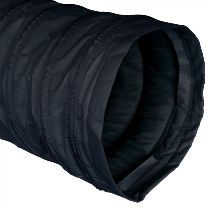 Tuyau pour appareil de chauffage OHL-Flex® NHT-1-ISO - sans PVC - Ø intérieur 105 à 710 mm - longueur 7,6 m - noir