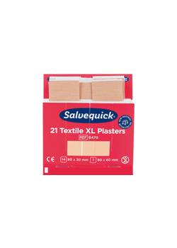 Salvequick® gipsseksjoner - REF 6470 - elastisk - PU 6 deler med 21 plaster