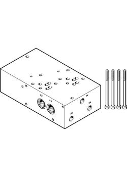 FESTO Anschlussplatte VABP - ohne Ventil - Normalnenndurchfluss 1400 oder 2000 l/min