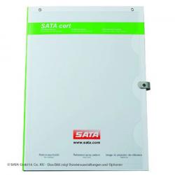 SATA Spritzbildblock mit 25 Blatt - Qulitätskontrolle - VE 2 Stk. - für SATA cert