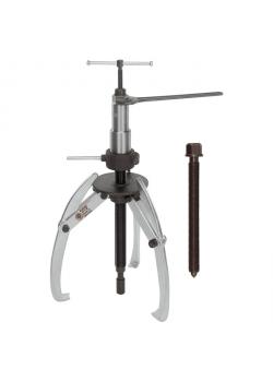 Universal Puller - 3-arm - med drejelig emhætte kroge og lang hydraulisk spindel - Kukko
