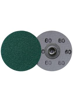 Disco a cambio rapido QMC 409 - Disco Ã˜ 50 mm - Grana da K 40 a K 120 - Corindone di zirconio - Conf. 100 pezzi - Prezzo per Conf.