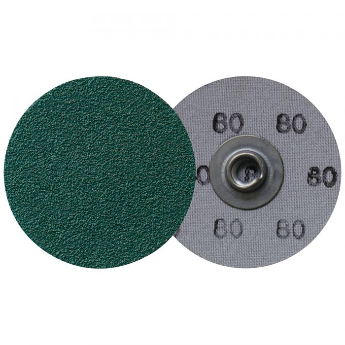 Quick Change Disc QMC 409 - Skive Ø 50 mm - Korn K 40 til K 120 - Zirconia corundum - PU 100 stk. - Pris pr.