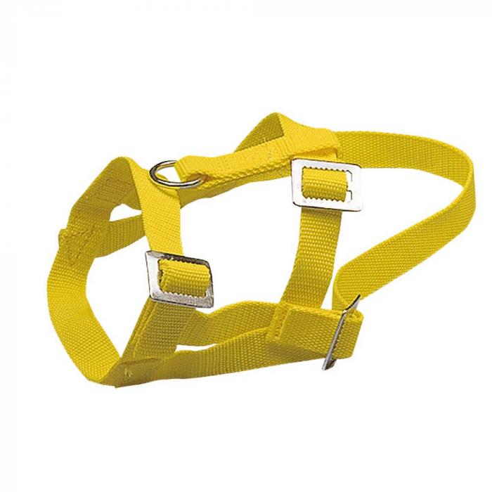 Head halter - for sheep and rams - leather/polyamide - white/yellow - price per piece