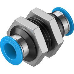 FESTO - QSS-10 - Bulkhead push-in connector - Standard size - Nominal width 3 to 11 mm - Pack of 10 - Price per pack