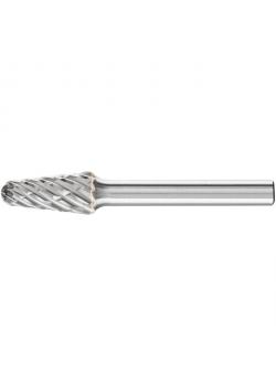 Milling pin - PFERD - Carbide - Shaft Ø 6 mm - for steel - round conical shape