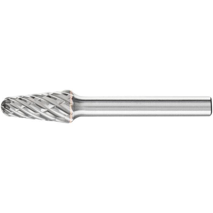 Frässtift - PFERD - Hartmetall - Schaft-Ø 6 mm - für Stahl - Rundkegelform