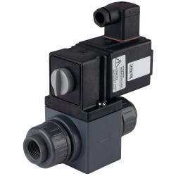 2/2-way Solenoid Valve - Type 0131 - for aggressive media - NW 15 mm - 0 to 1 bar - 24 V