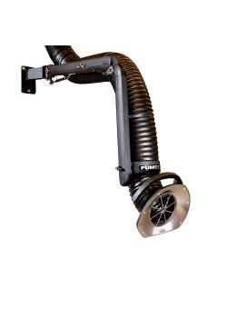 Suction arm PR 7000-200EXC - 7000 mm - Ø 200 mm - with chemically resistant hose