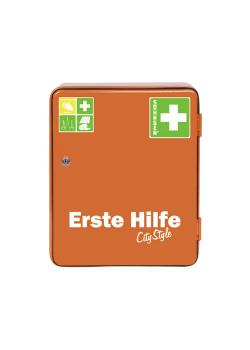First aid cabinet - HEIDELBERG City Style - sheet steel - 302 x 362 x 140 mm