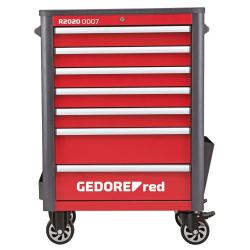 Gedore red Werkstattwagen - WINGMAN, 7 Schubladen - Maße (L x B x H) 1034 x 724 x 470 mm