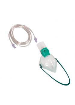 Oxygen inhalation mask with nebuliser