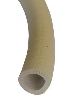 Tätande ihålig gummiprofil - Ø 22 mm - väggtjocklek 3,8 mm - 1 löpmeter (längd kan väljas fritt)