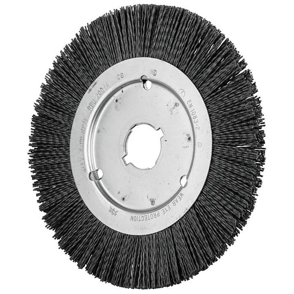 Round brush - PFERD - unknotted - for non-ferrous metal, titanium, stainless steel, wood, etc.