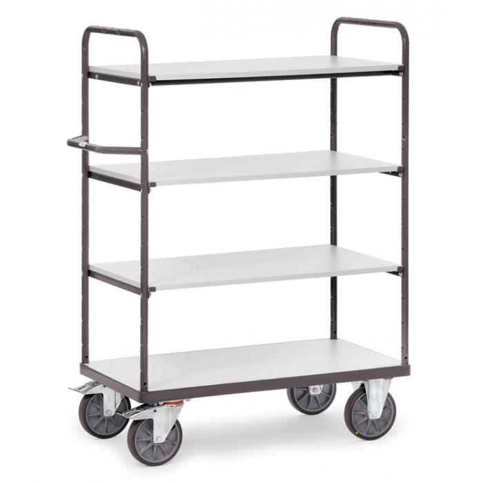 ESD Shelf trolley - with 3 floors - up to 600 kg