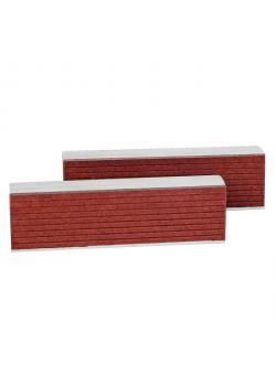 Vice jaws - Model 545F - with magnetic stripes - red felt - KUKKO