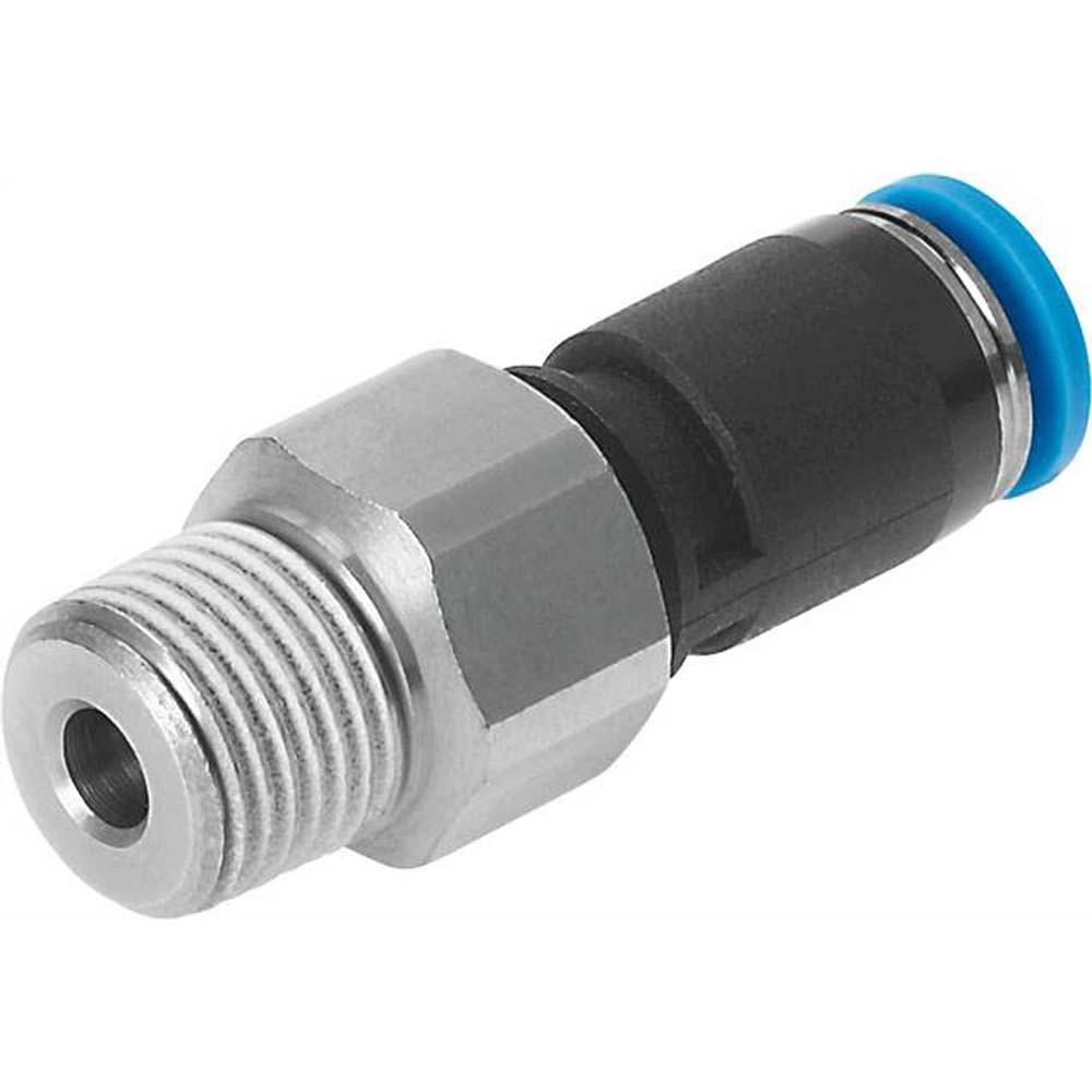 FESTO - QSR - Push-in rotary fitting - 360° rotating - Standard size - PBT housing - Nominal width 2.1 to 8 mm - Price per piece