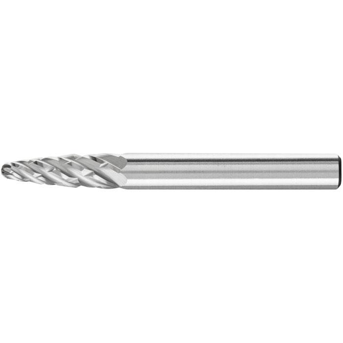 Frässtift - PFERD - Hartmetall - Schaft-Ø 6 mm - für Stahl - Rundbogenform