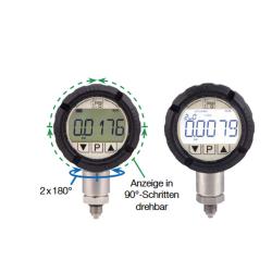 Digital manometer - kompakt - klass 0,5 - mätområde 0-40 bar