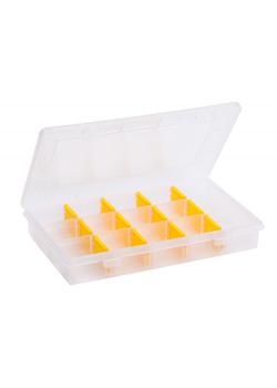 Assortment box EuroPlus Basic 29 / 3-12 - with 15 compartments - external dimensions (WxDxH) 290 x 185 x 46 mm