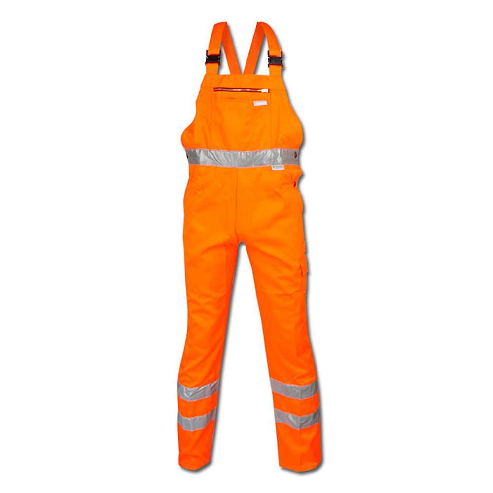 Dungarees "High-visibility" - Planam - 85% Polyester, 15% Cotton - EN 26330