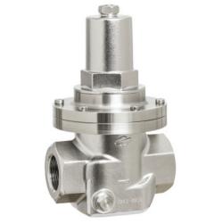 Riduttore di pressione DRV 750 - Acciaio inox - per fluidi aggressivi - filettatura interna da G 1/2" a G 2" - pressione di ingresso max. 25 bar - campo di pressione a valle da 0,2 a 2 bar