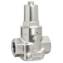 Riduttore di pressione DRV 725 - Acciaio inossidabile - per fluidi aggressivi - Filettatura interna da G 1/2" a G 2" - Pressione di ingresso max. 40 bar - Campo di pressione a valle da 2,0 a 20 bar