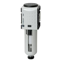 Filtr wstępny FUTURA - BG 4 - G 3/4 - PE 1,5 do 16 bar - 0,3 µm - spust HA - z pojemnikiem PC i koszem ochronnym