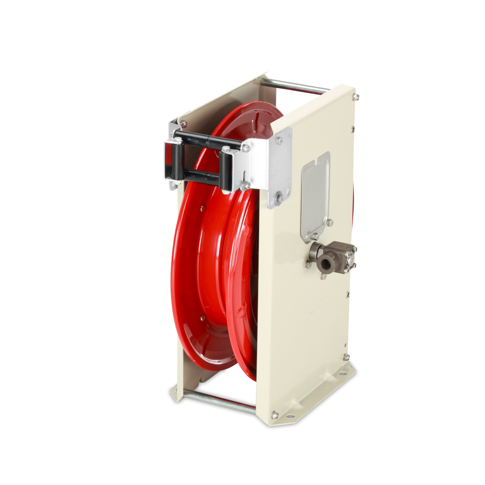 Hose reel ST14/10 - automatic spring return - steel or stainless steel - DN 10 mm (3/8") - max. 14 m hose - without hose