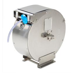 Enrouleur de tuyau PST20/10 - retour automatique par ressort - acier ou inox - DN 10 mm (3/8") - max. 20 m de tuyau