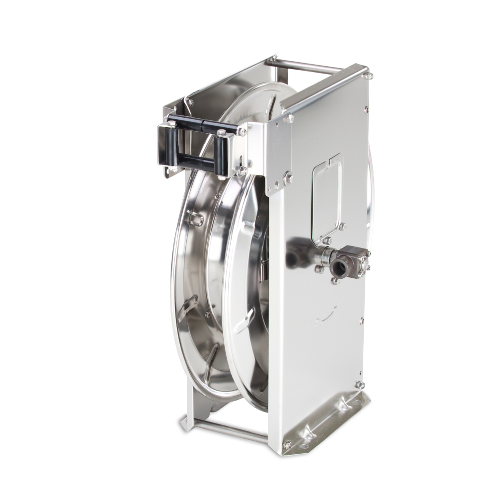 Hose reel ST20/10 - automatic spring return - steel or stainless steel - DN 10 mm (3/8") - max. 20 m hose - without hose