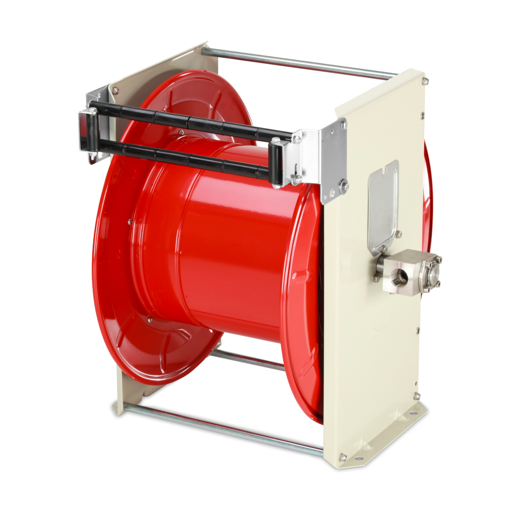 Hose reel ST40/19/2 - automatic spring return - steel or stainless steel - DN 19 mm (3/4") - max. 36 m hose