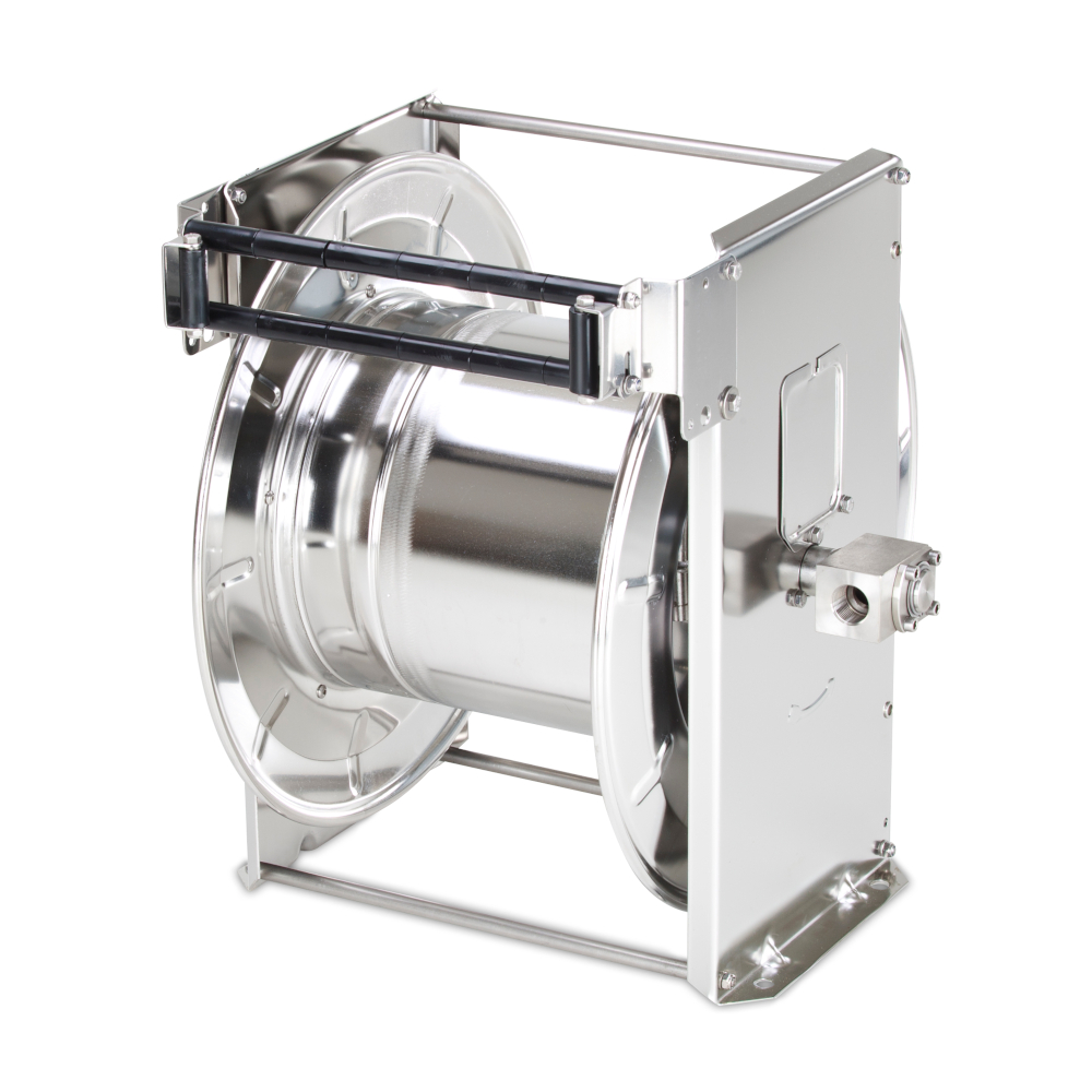 Hose reel ST40/19/2 - automatic spring return - steel or stainless steel - DN 19 mm (3/4") - max. 36 m hose