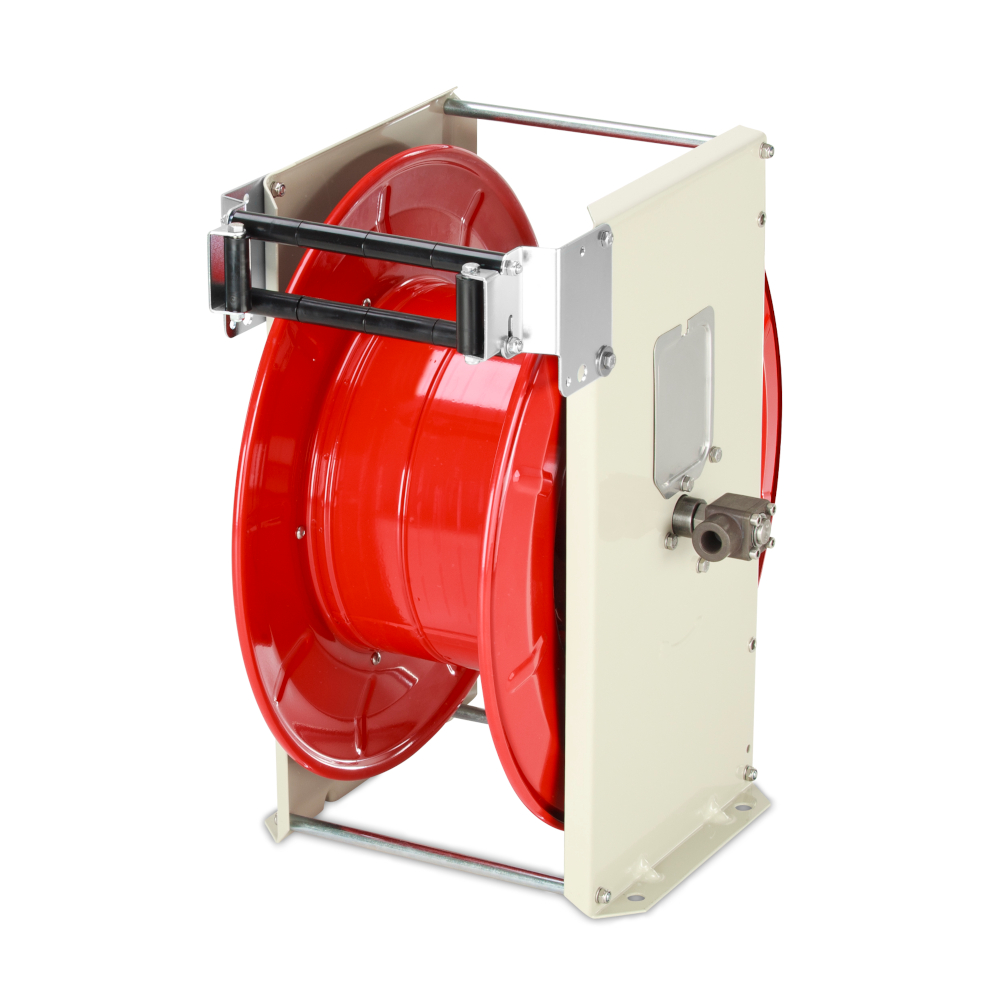 Hose reel ST40/12/2 - automatic spring return - steel or stainless steel - DN 12 mm (1/2") - max. 37 m hose