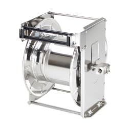 Hose reel ST60/12/3e - with automatic spring return - stainless steel for use in wet environments - DN 12 mm (1/2") - without hose