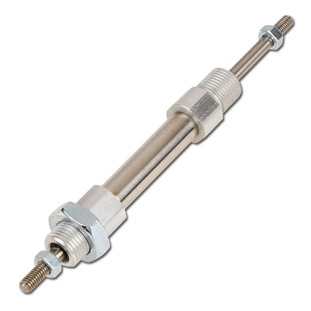 Pneumatisk cylinder - dobbeltvirkende - gennemgående stempelstang - ISO 6432 - serie C85WE - elastisk dæmpning - SMC