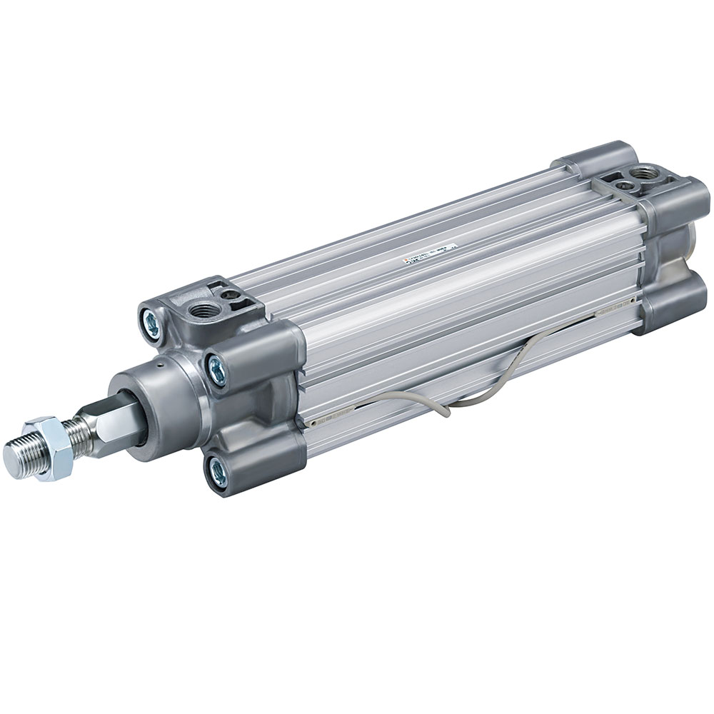 Cylinder standardowy - seria CP96SDB - zintegrowany pierścień magnetyczny - ø tłoka od 32 do 100 mm - skok standardowy od 25 do 800 mm
