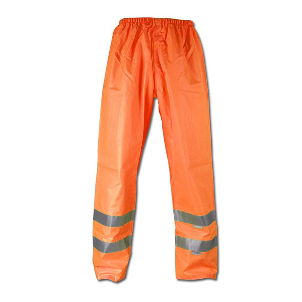 Attenzione pantaloni pioggia "avvertimento protezione dagli agenti atmosferici" - 100% poliestere - EN 471, EN 343