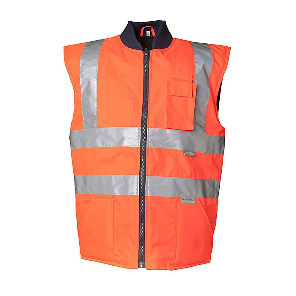 Ostrzeżenie-Winter Vest "ostrzeżenie ochronę przed warunkami atmosferycznymi" - PLANAM - 100% poliester - EN 471