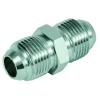 Double connector KOMATSU - chromed steel - 2 metr. AG M14 x 1.5 to M33 x 1.5 mm on AG M14 x 1.5 to M33 x 2 mm