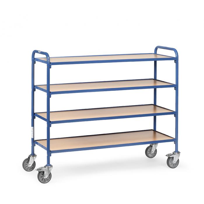 Trolley - with trays or boxes - length 1250 mm