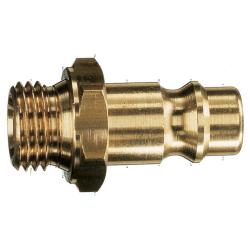Plug with Euro profile DN 7.2 - QN 1,500 Nl/min - MOP 16 bar - G 1/2 a - Length 35 mm - SW 24 - Price per piece