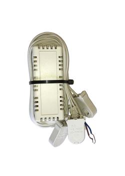 Hvitt lysrelé for lysboks SBC420 - inkludert strømforsyningskabel (380 mm)