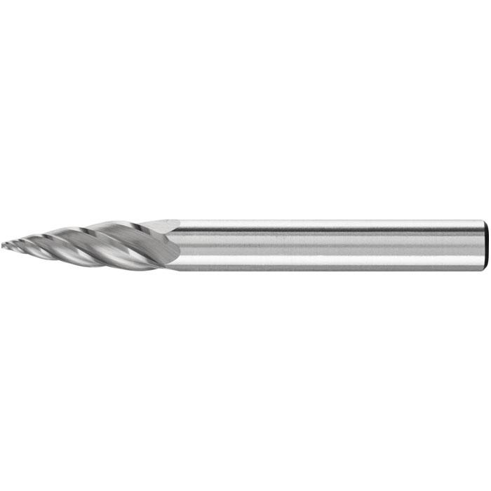 Frässtift - PFERD - Hartmetall - Schaft-Ø 6 mm - Spitzbogenform - für Aluminium