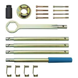 Gedore counterholding spanner - for crankshaft pulleys - for VW - 19-piece