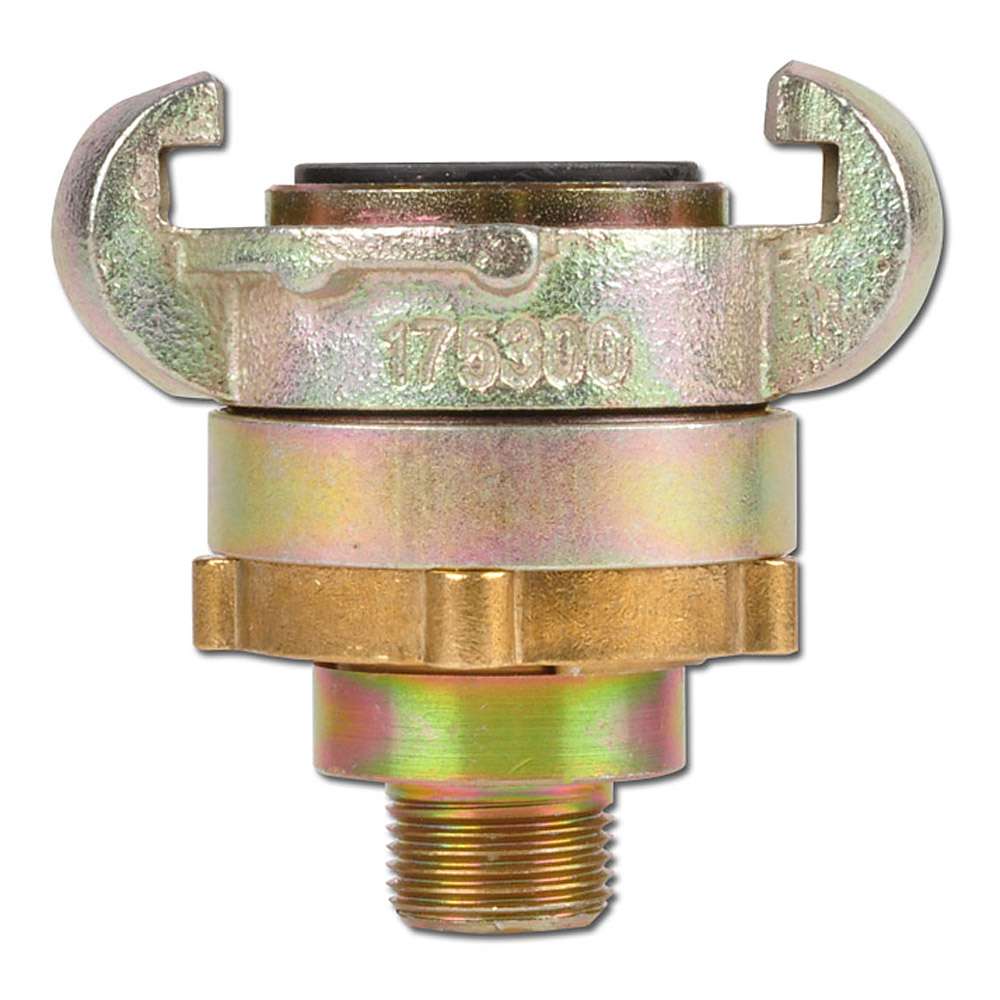 Claw Couplings - 16 Bar - Cam Length 42mm - 3/8"-1" Male - DIN 3238 - With Knurl