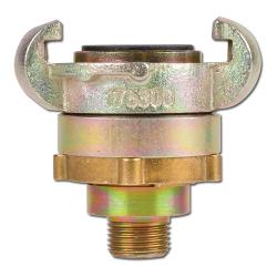 Claw Couplings - 16 Bar - Cam Length 42mm - 3/8"-1" Male - DIN 3238 - With Knurl