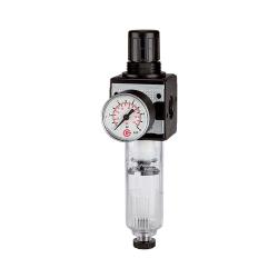 Regulator filtra multifix - BG 1 do 5 - G 1/4" do G 1" - 5 lub 40 µm - PE maks. 16 bar - Zakres regulacji 0,1-3 do 0,5-16 bar